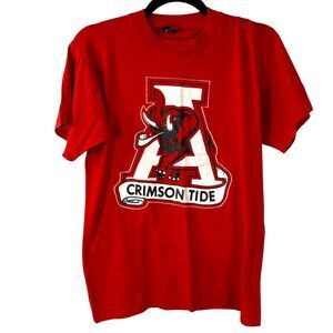 Screen Stars Best Vintage Single Stitch Alabama Crimson Tide Shirt Medium